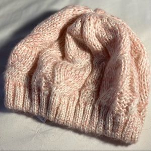 Pink, Knitted Beanie